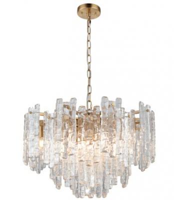 RIVIERA 10 LIGHT PENDANT GOLD